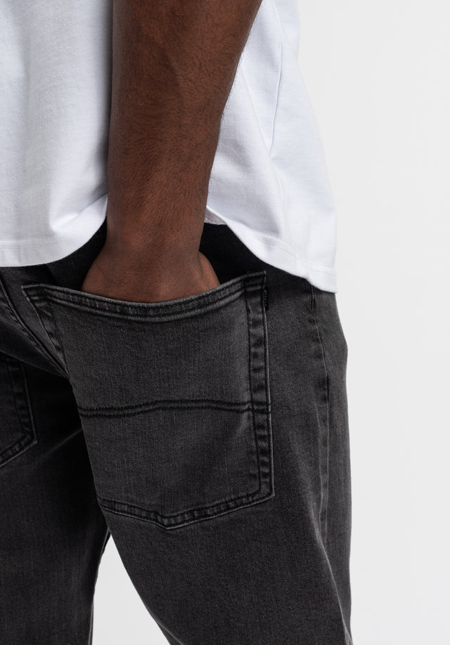 titus-skinny-fit-jeans-herren-black-bleached image 4