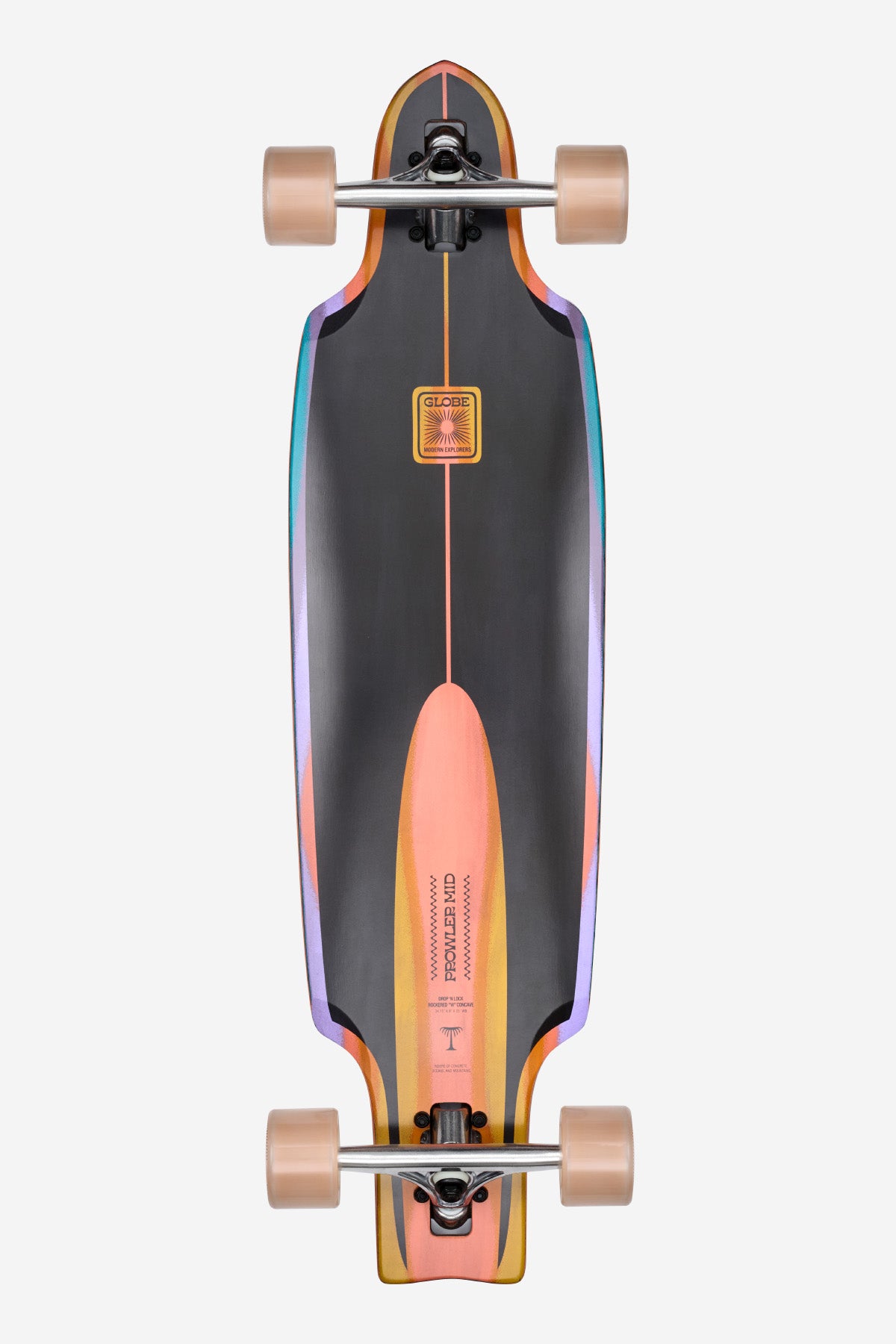 globe-prowler-mid-34-longboard-sunstone-drop-through-komplettboard image 1
