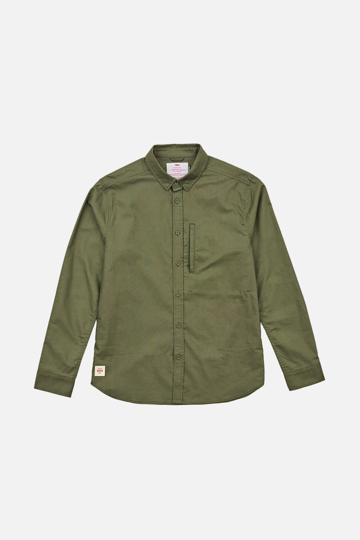 globe-foundation-ls-shirt-olive-langarmhemd image 5