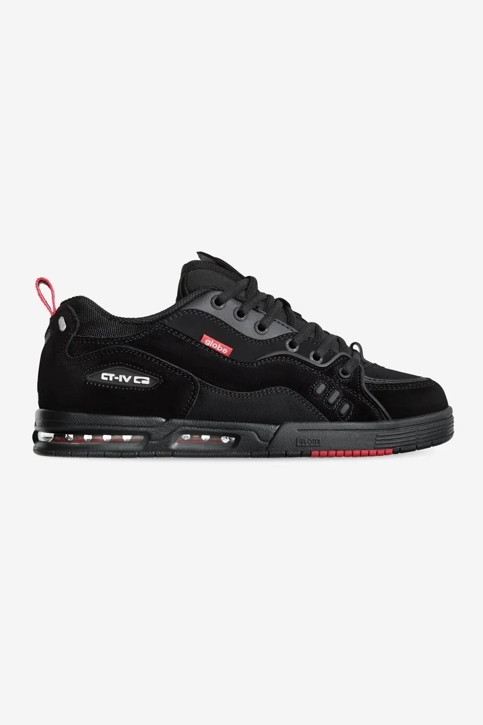 globe-ct-4-low-skate-schuh-black-suede image 1