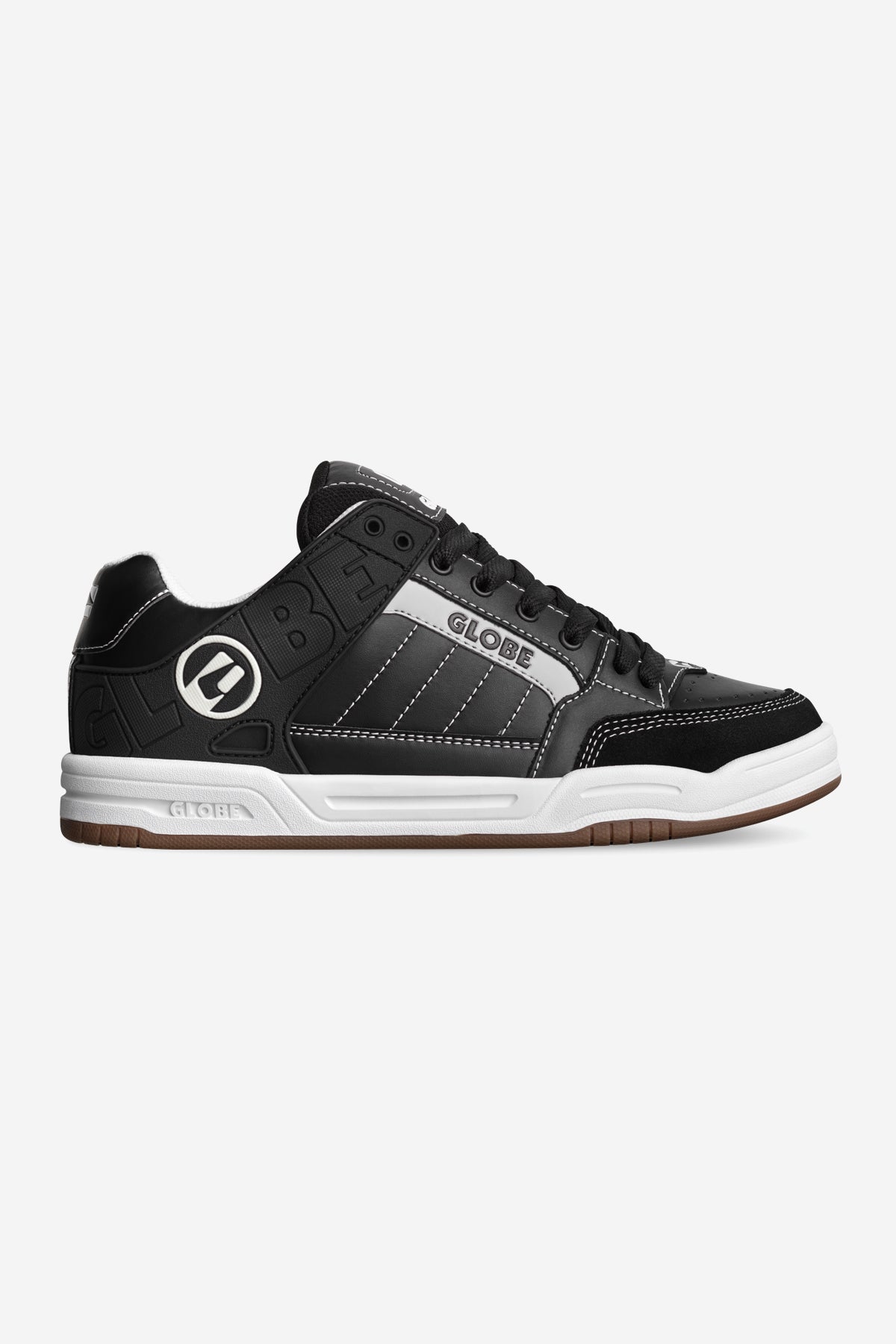 globe-tilt-skate-schuhe-black-white-stitch image 1