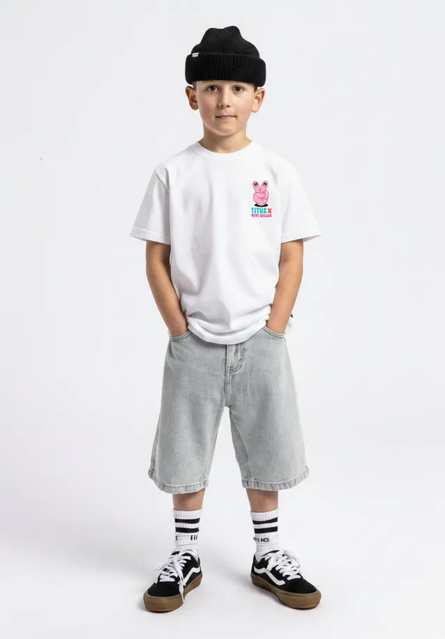 titus-x-yeye-weller-push-hard-kids-t-shirt-2 image 1