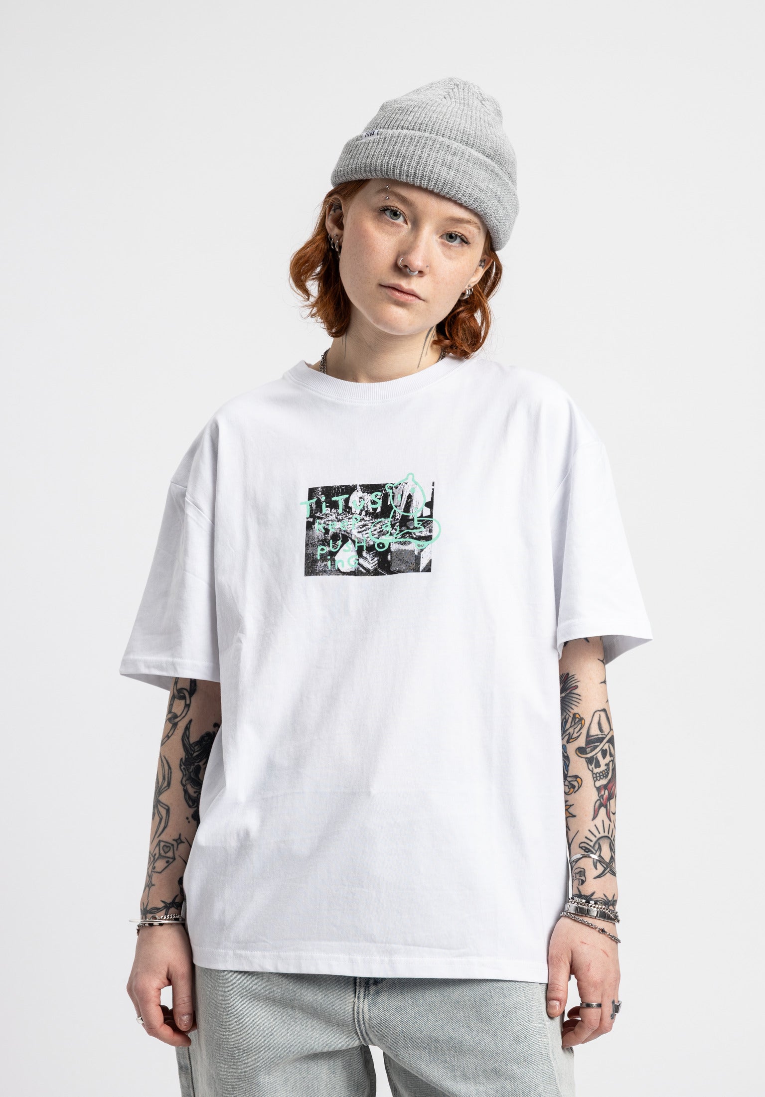 titus-w-doggo-t-shirt-damen-white image 1