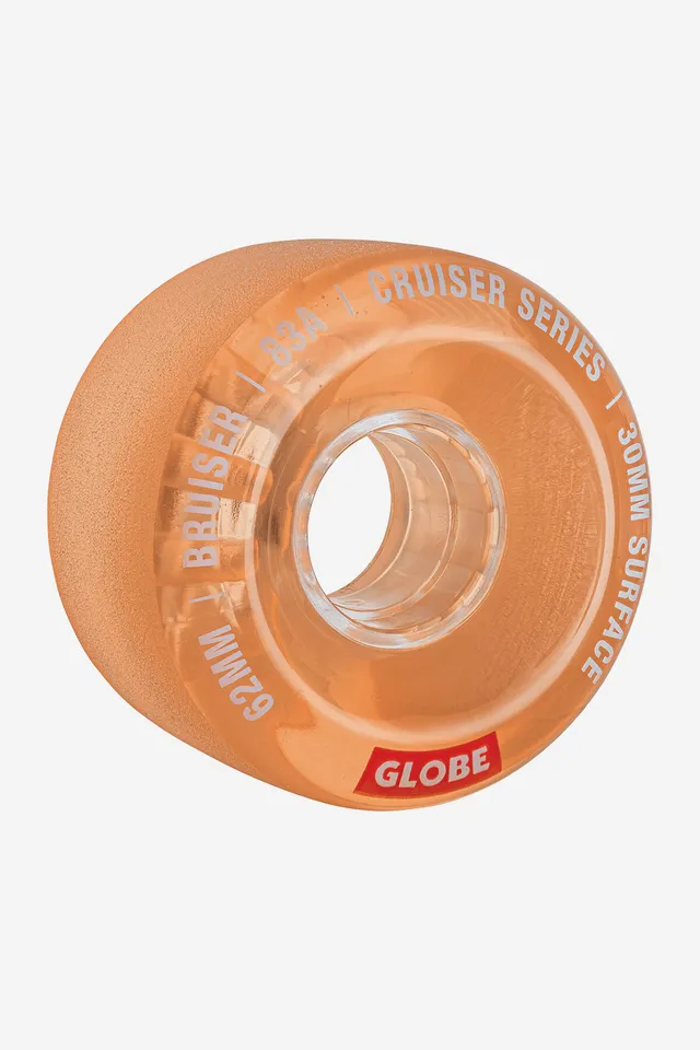 globe-bruiser-62mm-cruiser-rollen-clear-coral-4er-pack image 1
