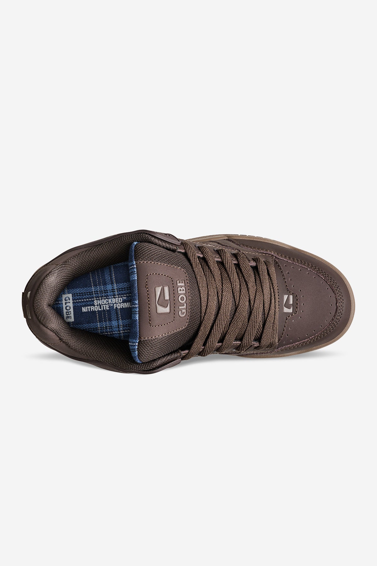 globe-tilt-skateschuhe-brown-blue-tartan image 7