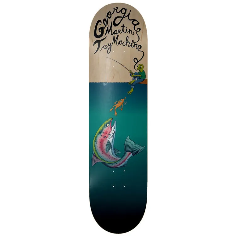 toy-machine-georgia-martin-fishing-8-25-skateboard-deck image 1