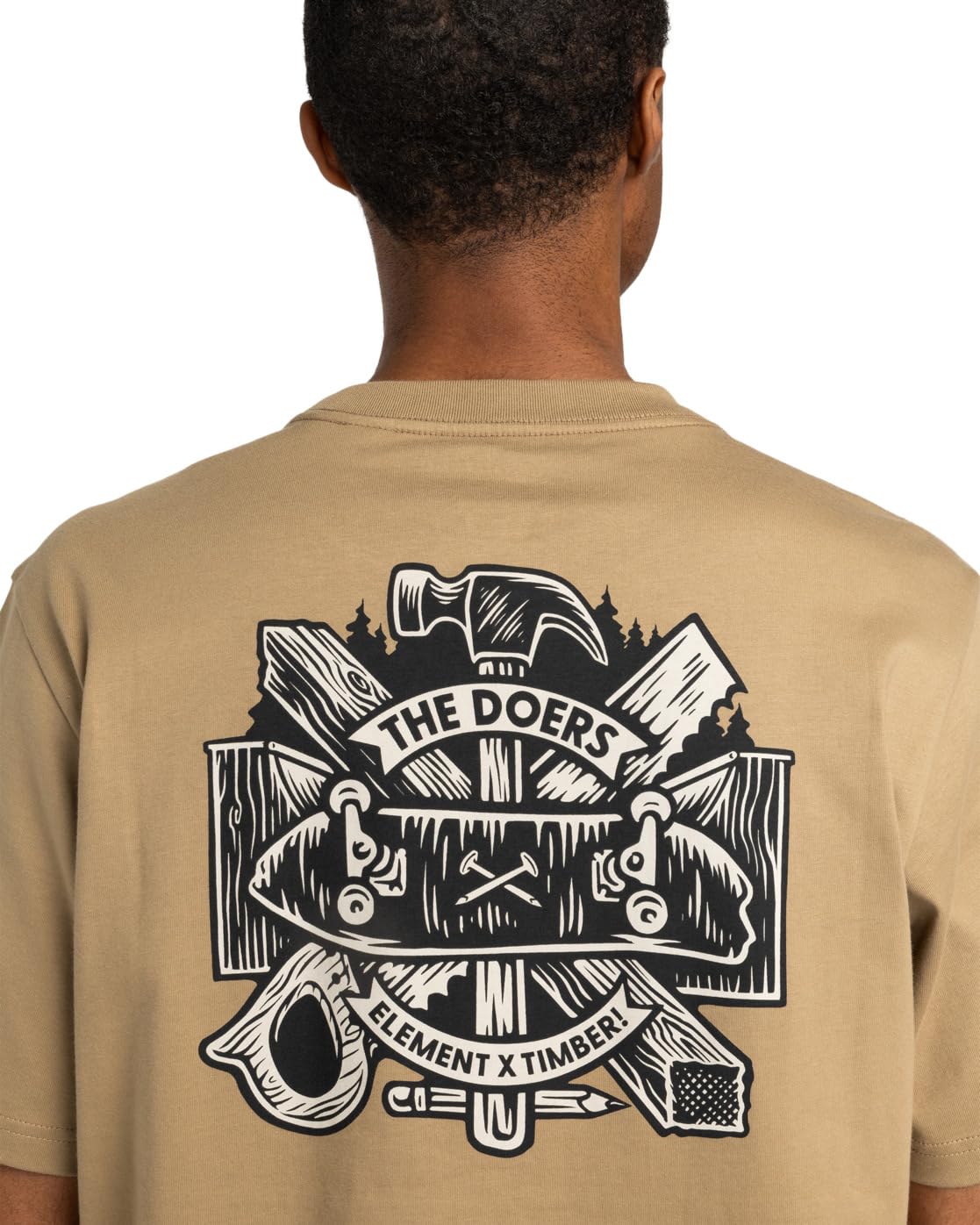 element-timber-supply-organic-cotton-t-shirt-f-r-m-nner-elyzt00522 image 3