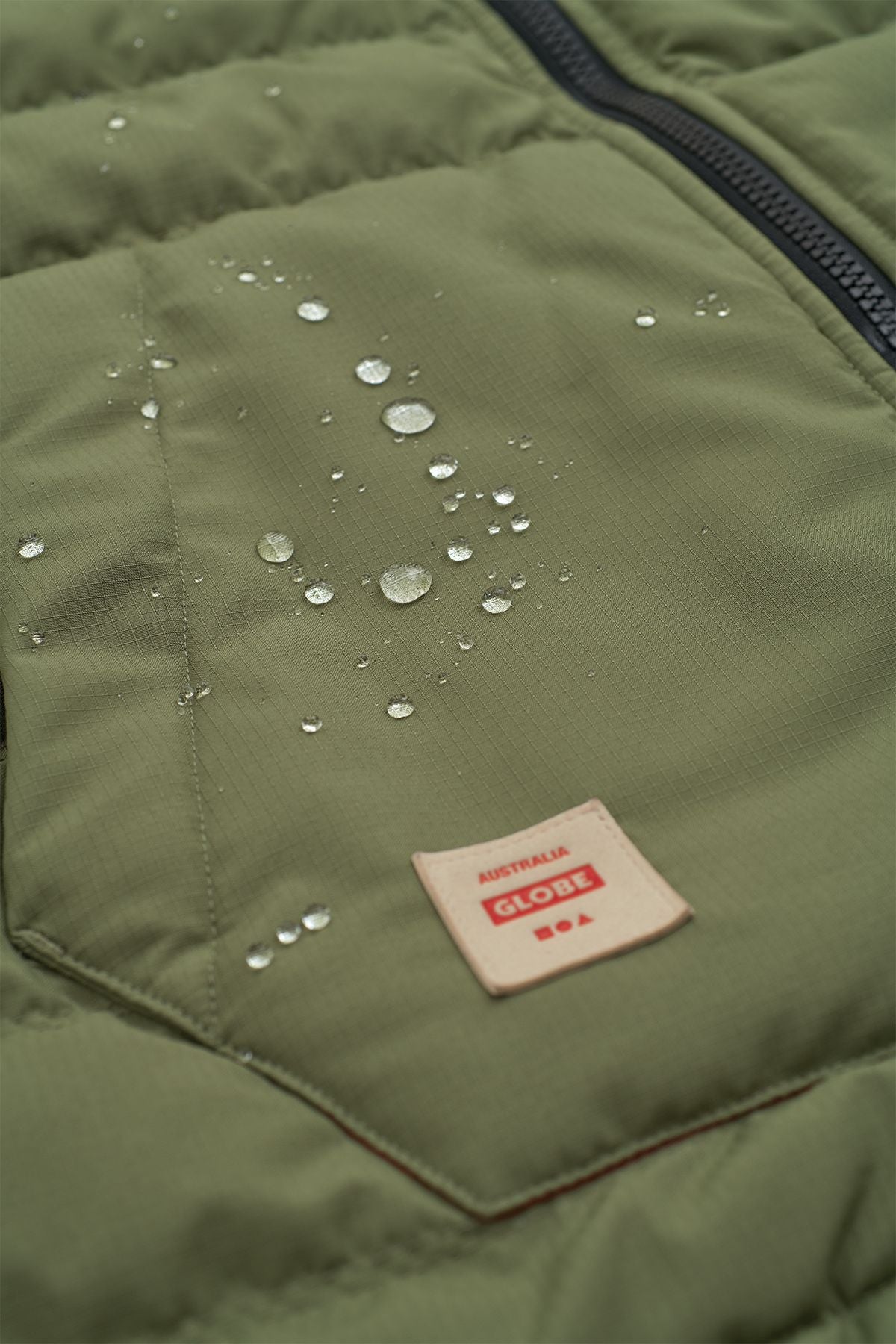 globe-prime-down-jacket-olive-puffer-jacke image 4