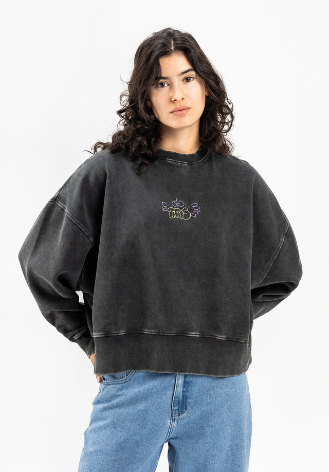 titus-joia-sweatshirt-cropped-acid-wash image 3