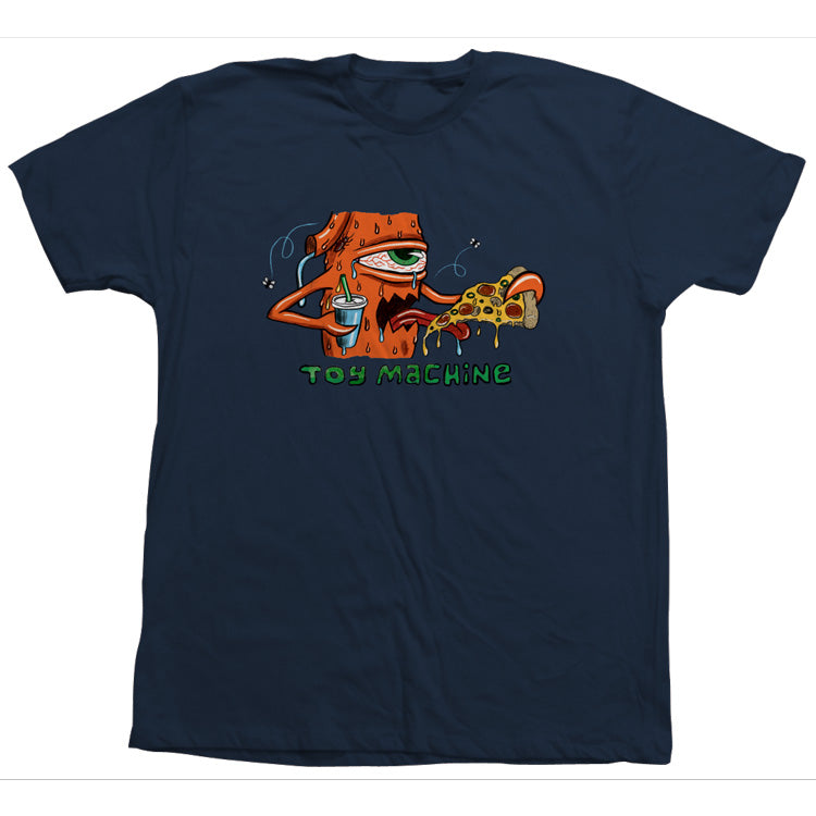 toy-machine-pizza-t-shirt-leo-romero image 2