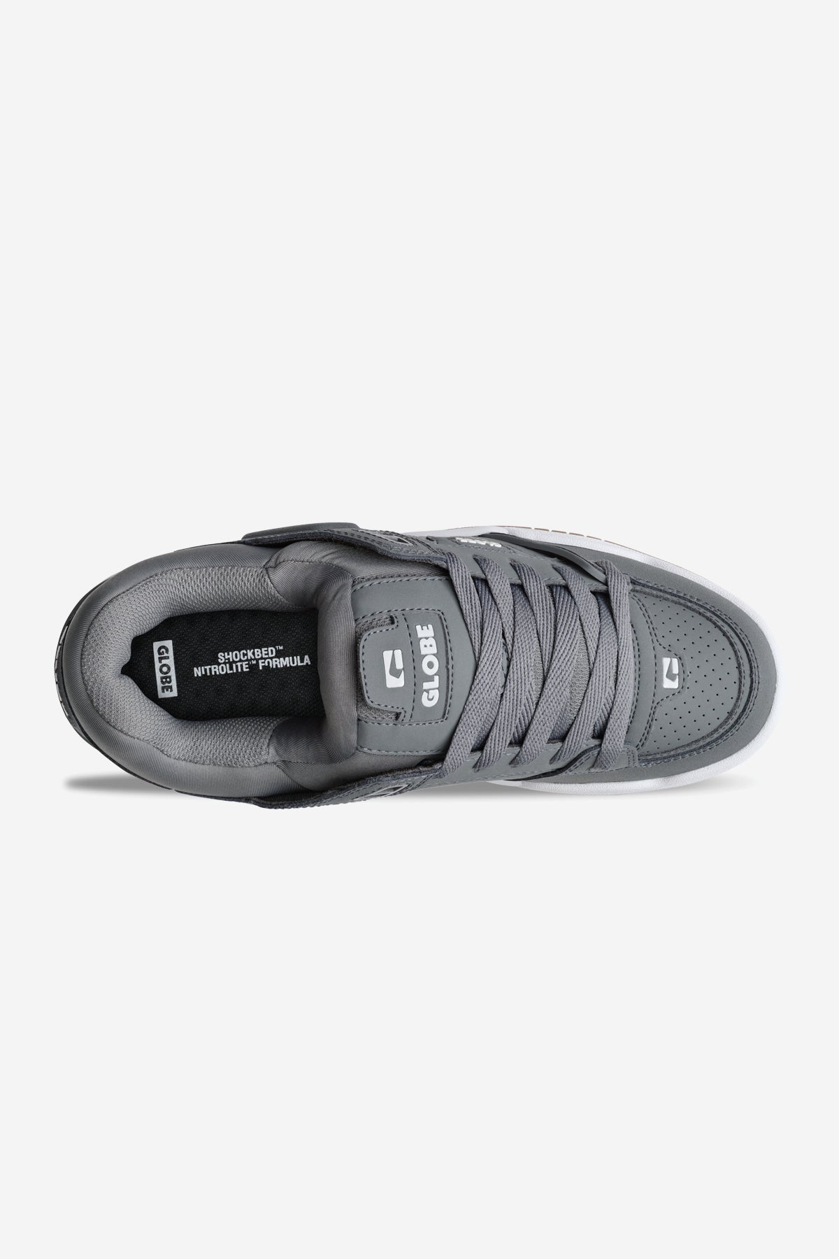 globe-fusion-charcoal-white-skateschuh image 2