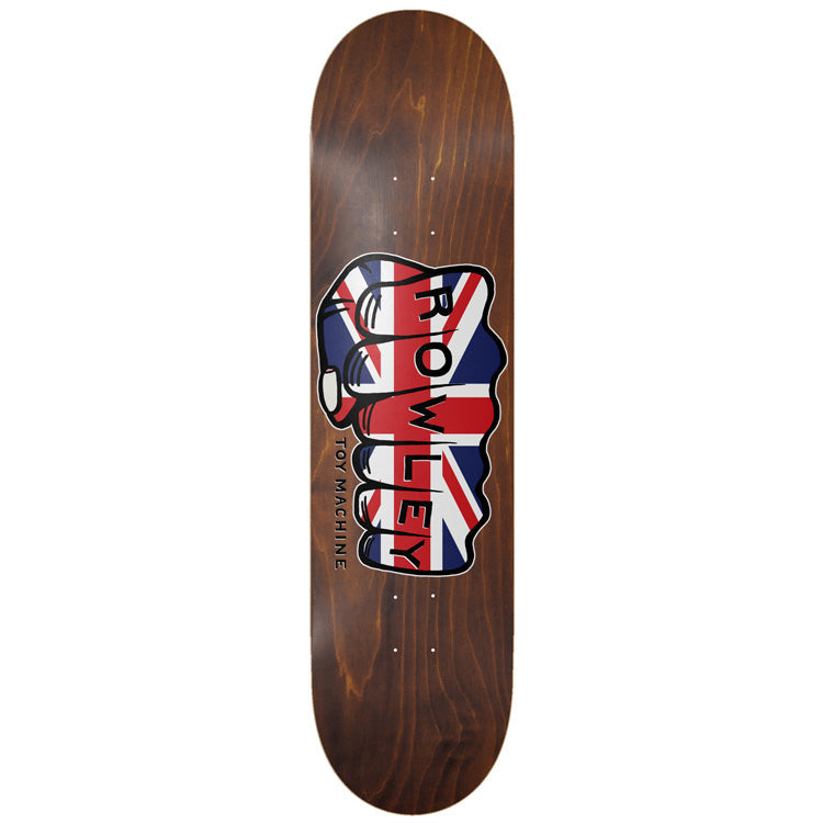 toy-machine-geoff-rowley-union-jack-fist-deck-8-25 image 1