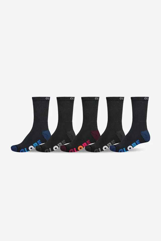 globe-youth-multi-stripe-crew-socken-black-assorted image 1