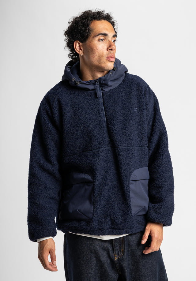 titus-benjamin-sherpa-half-zip-hoodie image 2