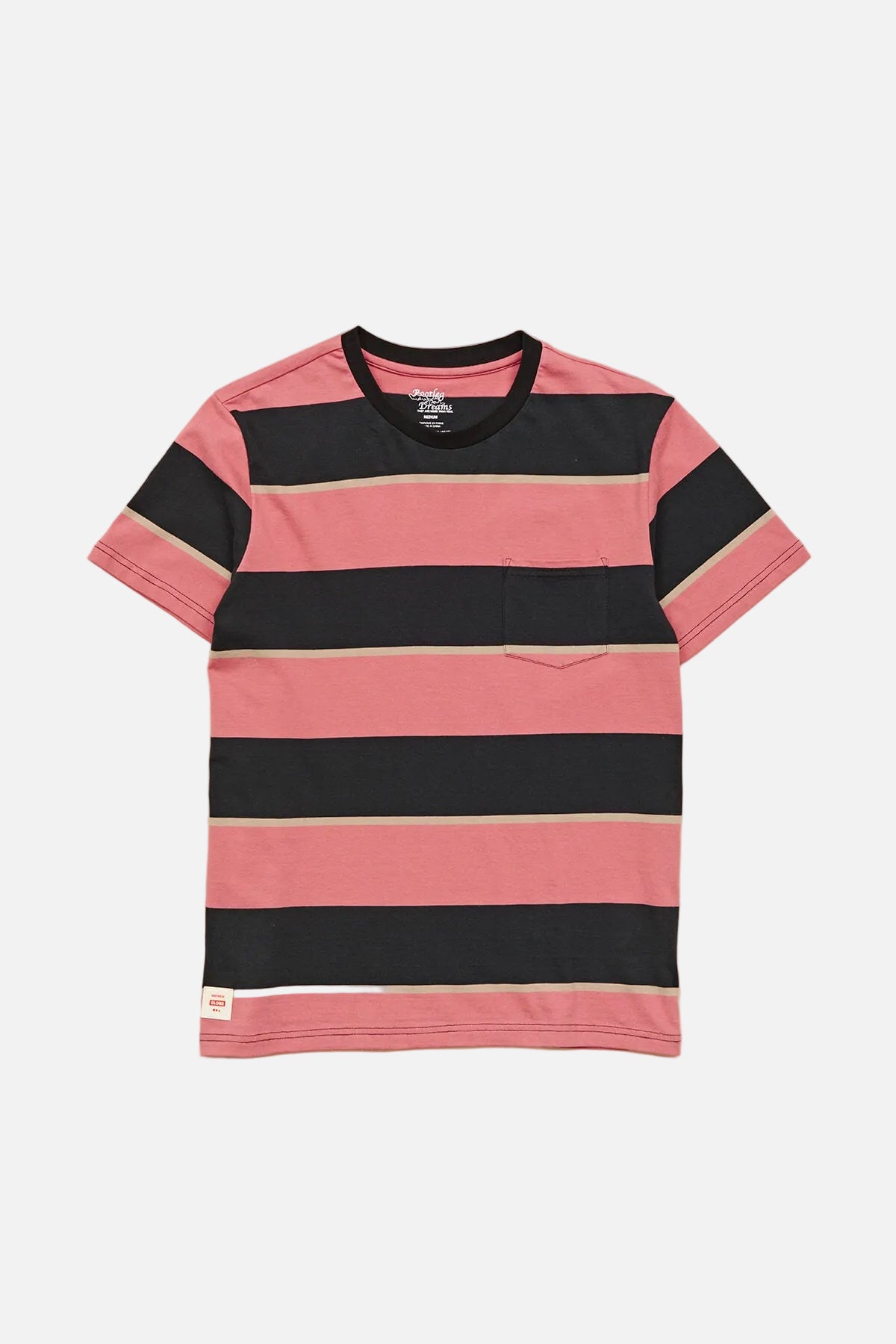globe-bootleg-dreams-stripe-tee-red-smoke-t-shirt image 4