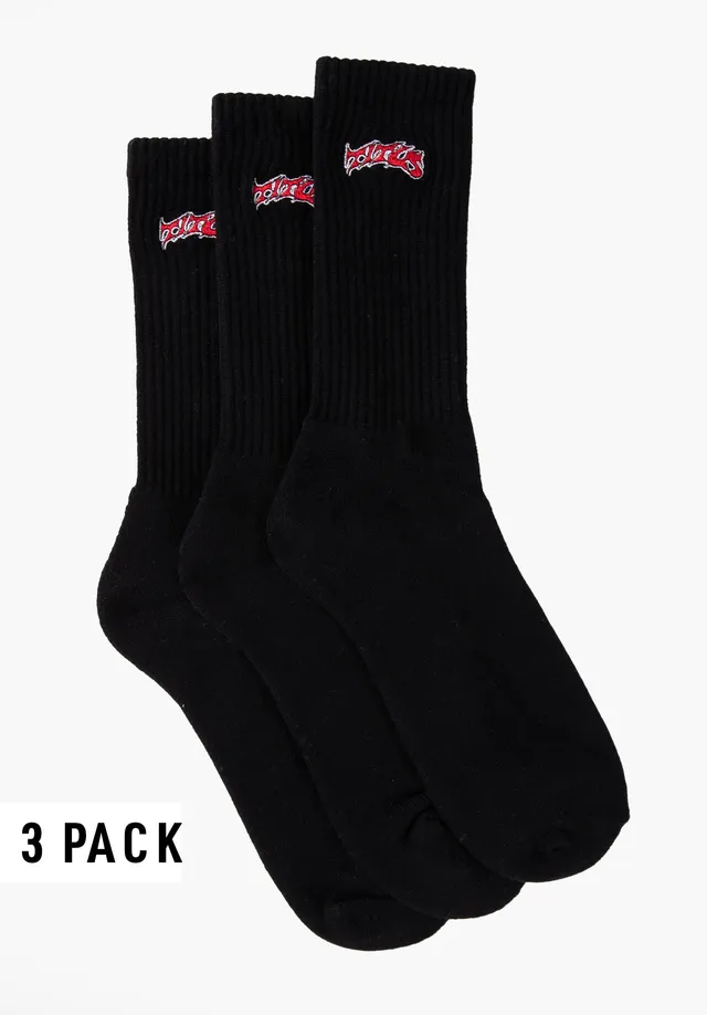 titus-classic-logo-socken-3er-pack-crew-wei-black image 1