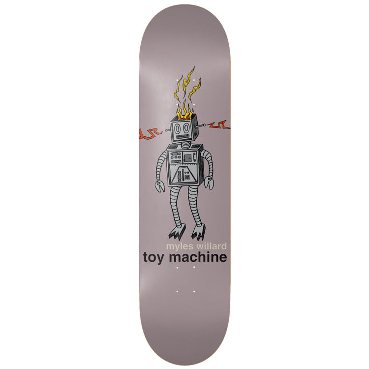 toy-machine-myles-willard-robot-fire-skateboard-deck-8-25 image 1