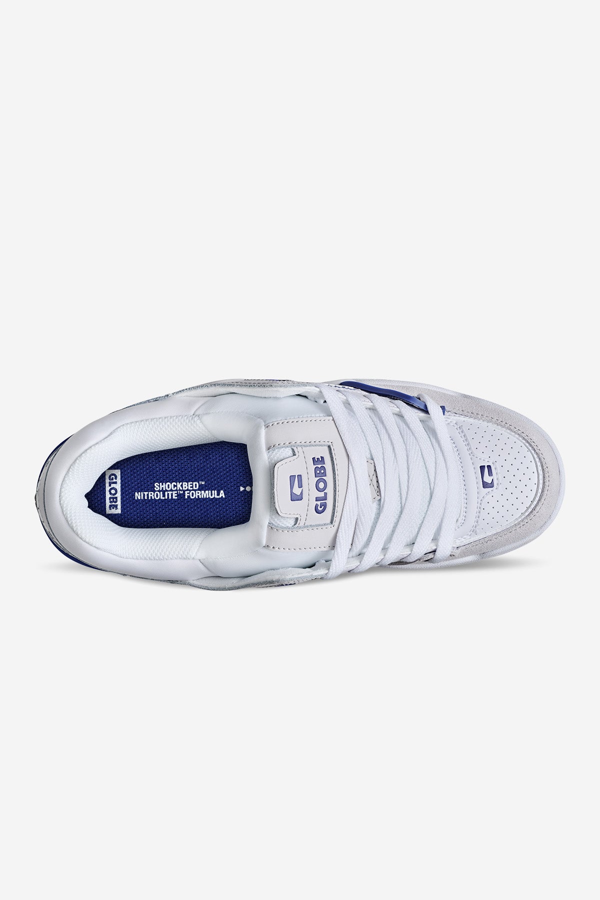 globe-fusion-blue-white-skateschuh image 3