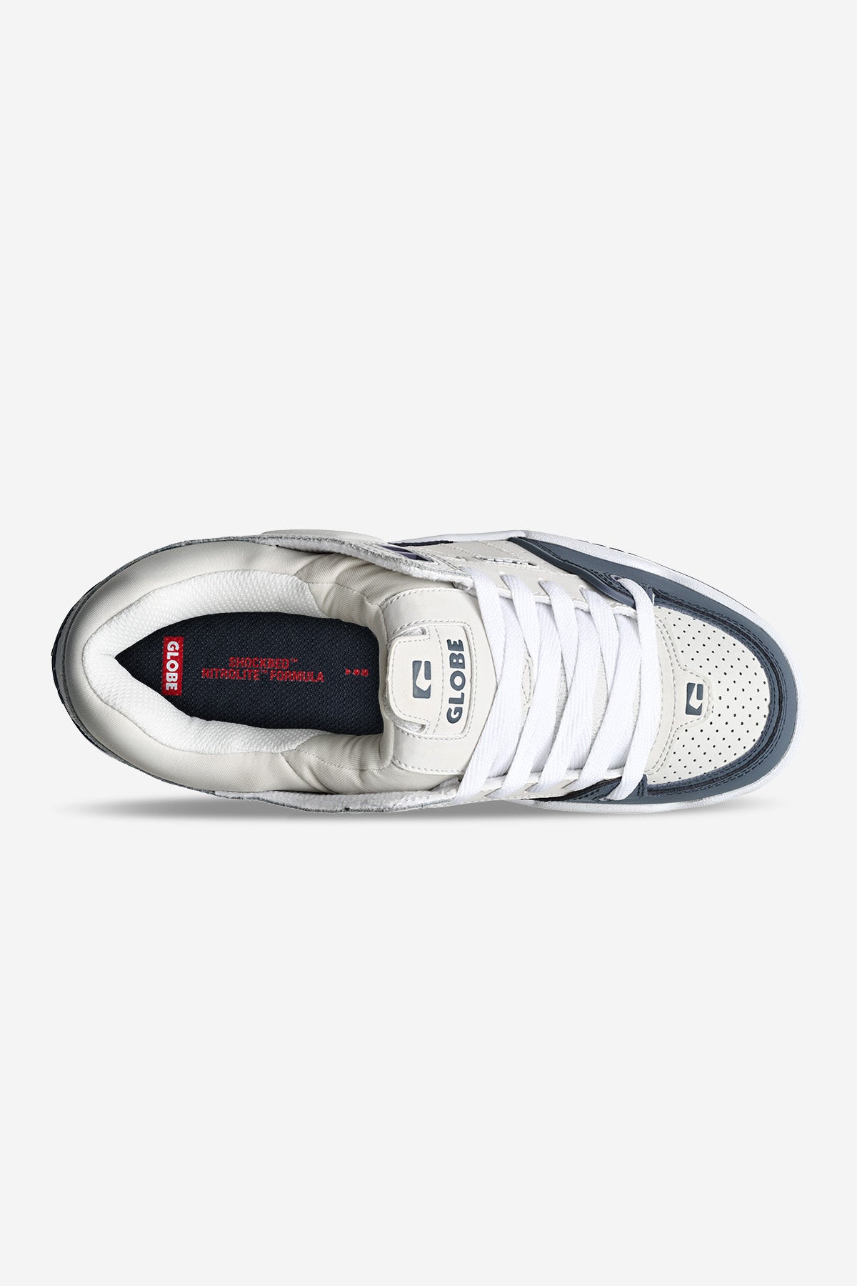 globe-fusion-grey-blue-gepolsterte-skate-schuhe image 2