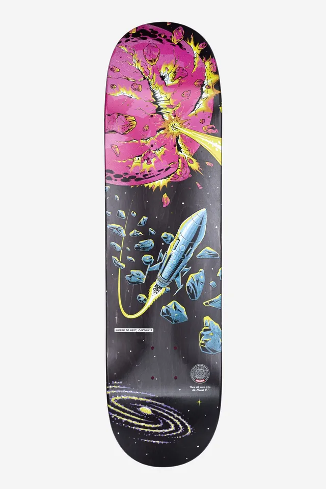 globe-g1-where-to-next-8-375-skateboard-deck-black-maple-recon image 1