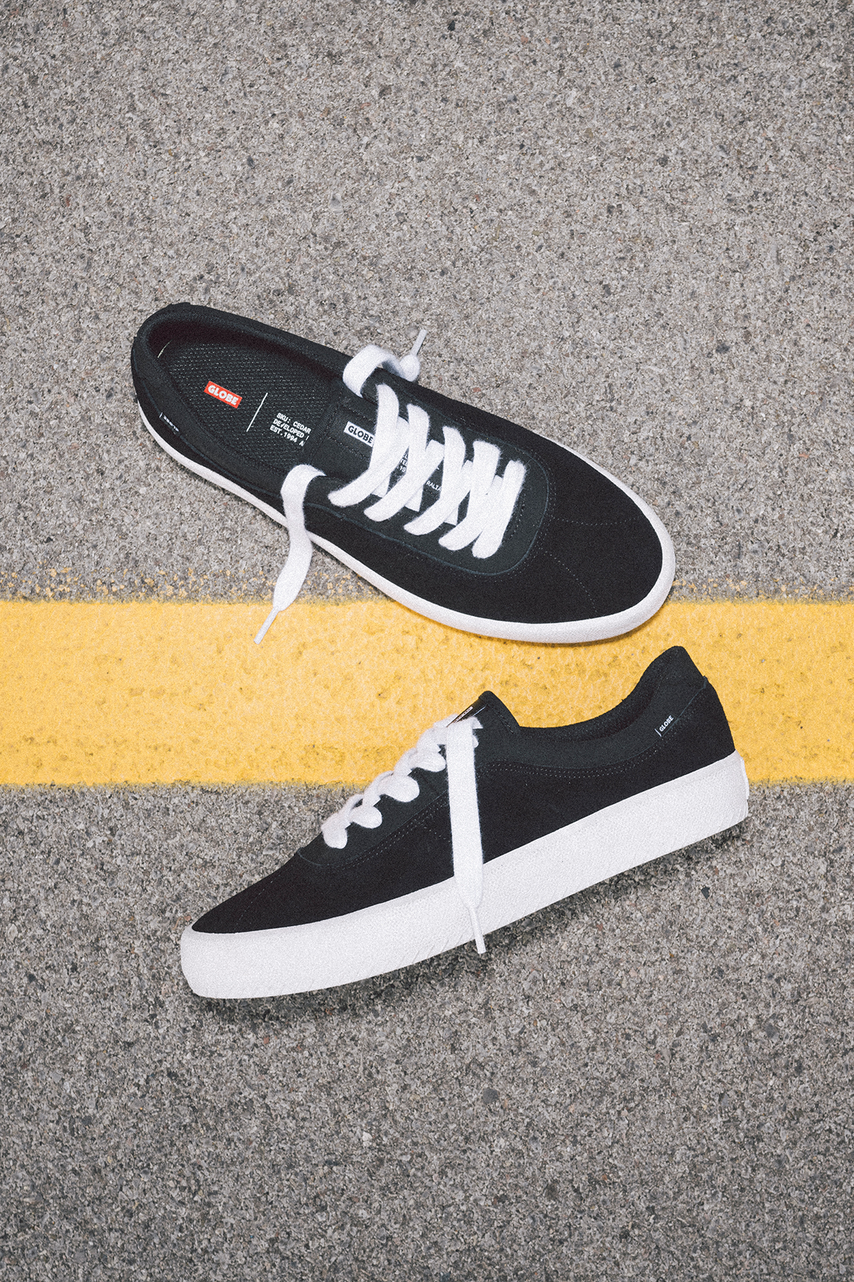 globe-melbek-skate-schuhe-black-white image 4