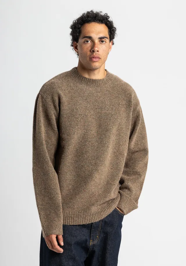 titus-lennes-strickpullover-regular-fit-meliert-mit-rundhals image 1