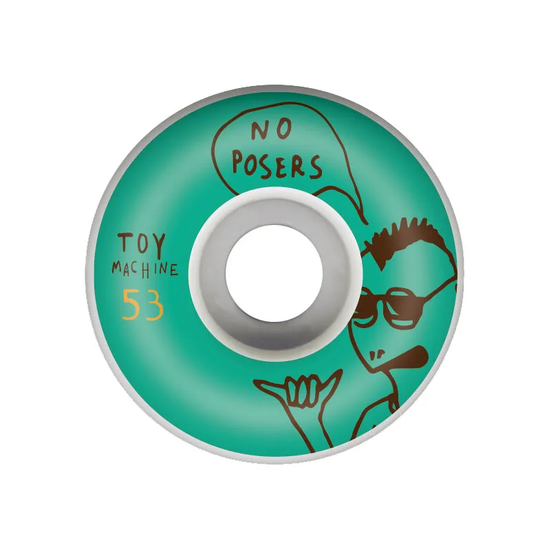 toy-machine-no-posers-53mm-skateboard-rollen image 1