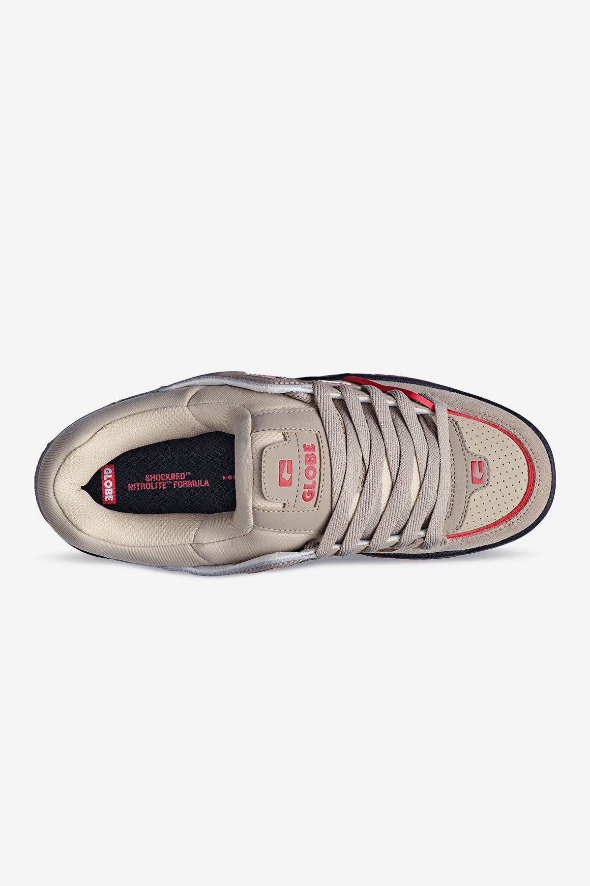 globe-fusion-schuhe-khaki-red image 4