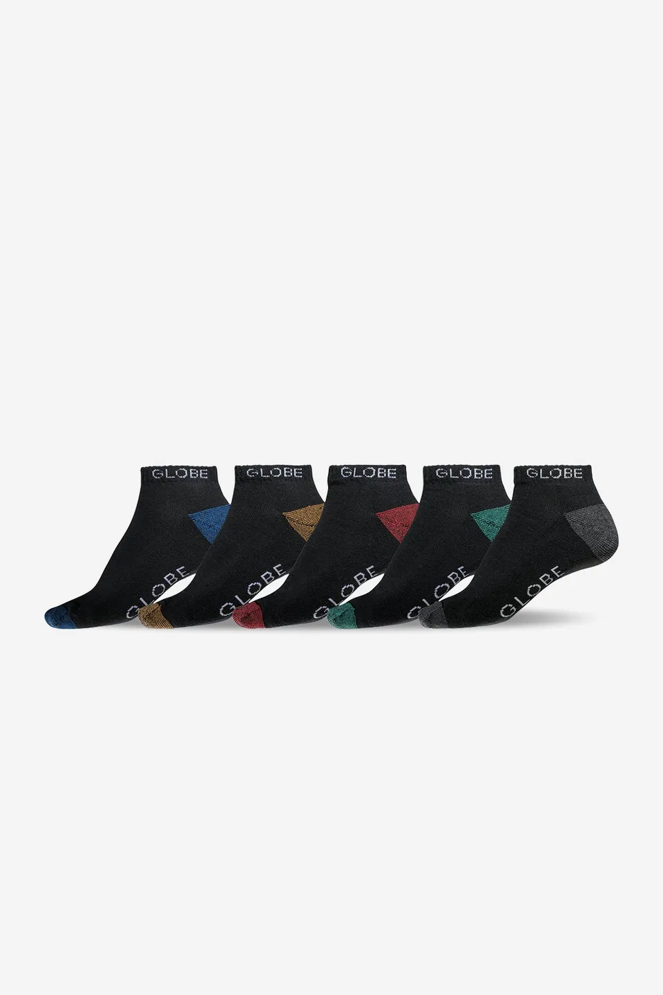globe-ingles-ankle-socks-5er-pack-black-assorted image 1