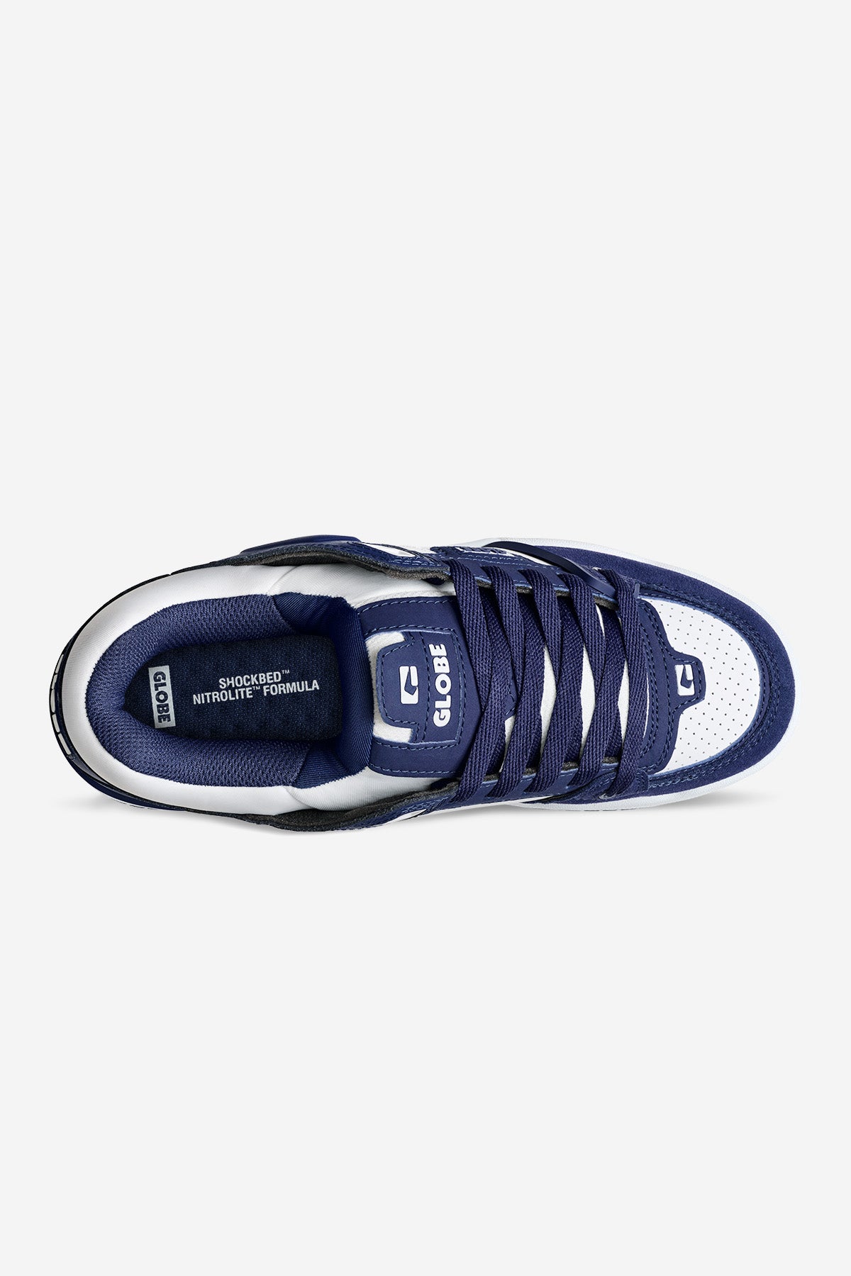 globe-fusion-midnight-white-skate-schuhe image 2