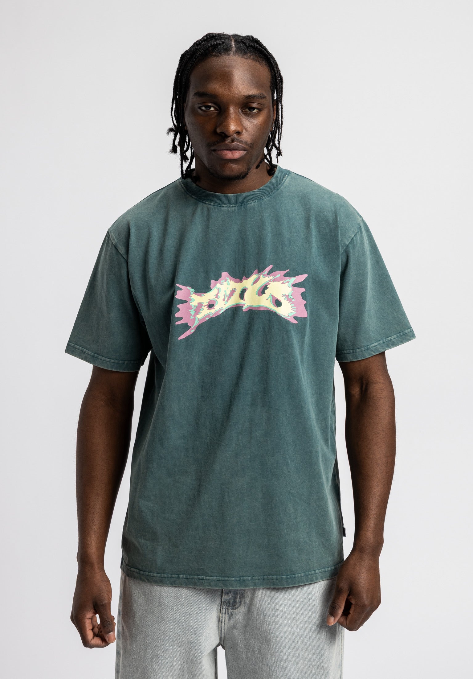 titus-flash-herren-t-shirt-nightpetrolfaded image 1
