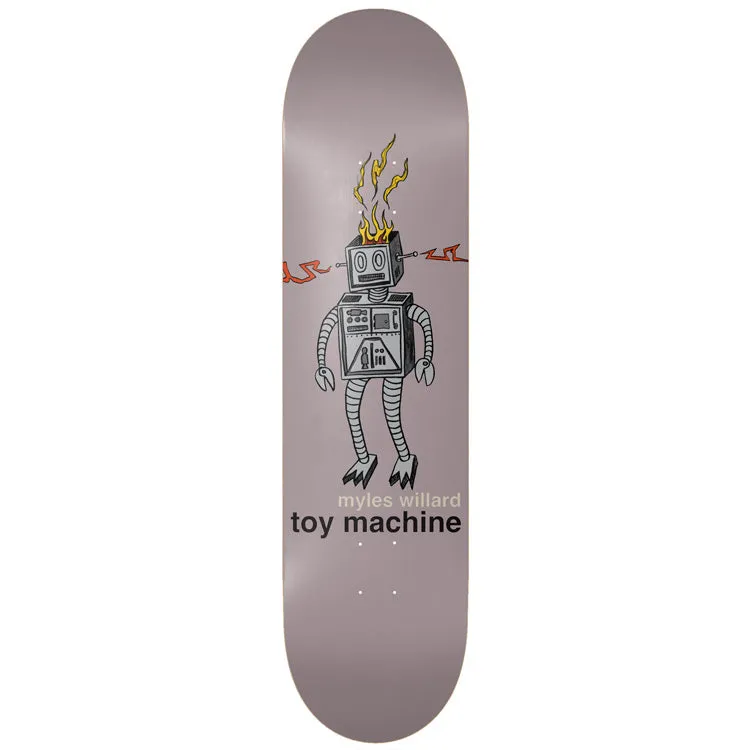 toy-machine-myles-willard-robot-fire-skateboard-deck-8-25 image 1