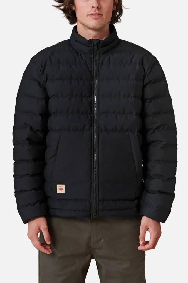 globe-prime-down-jacket-black-pufferjacke-aus-recycling-polyester image 1