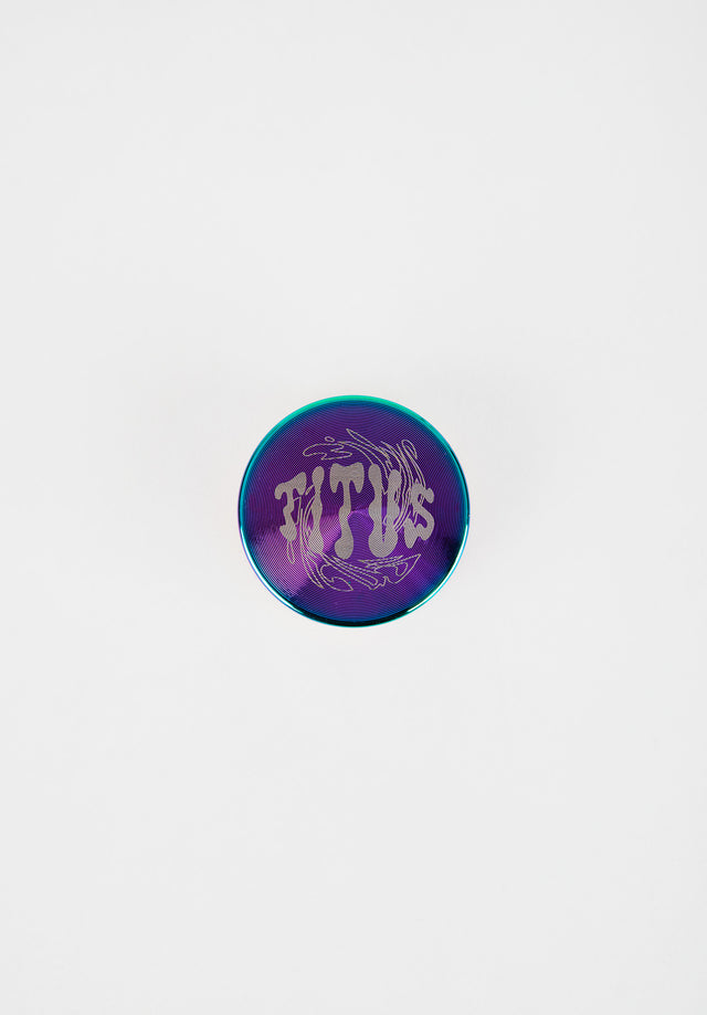 titus-hazy-days-pocket-metal-3-parts-mini-grinder-aluminium-3-8-cm-oil-slick-3 image 3
