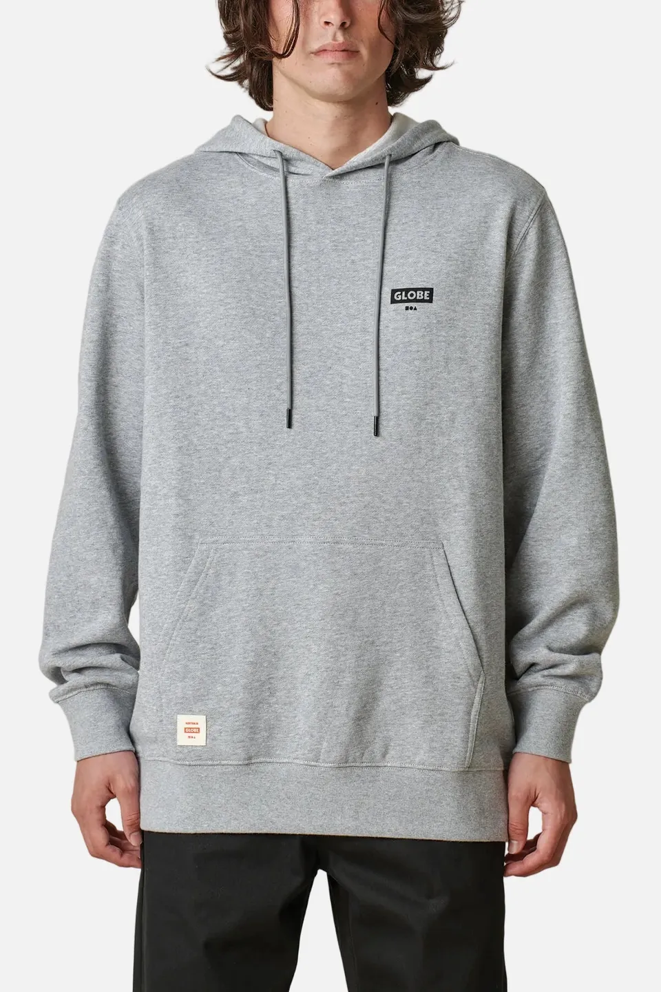 globe-living-low-velocity-hoodie-grey-marle image 1