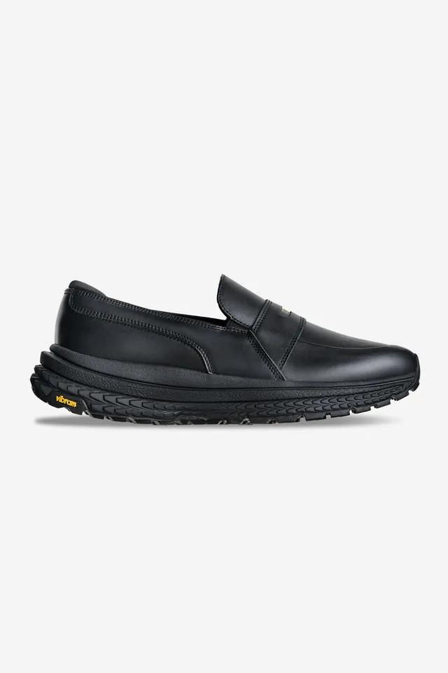 globe-liaizon-vibram-black-leder-loafer-schuhe-schwarz image 1
