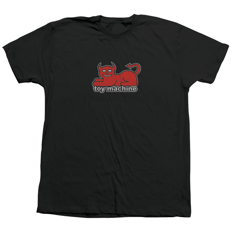 toy-machine-devil-cat-t-shirt-skate-t-shirt image 1