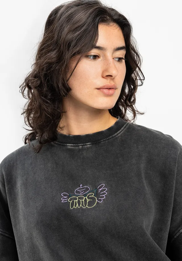 titus-joia-sweatshirt-cropped-acid-wash image 1
