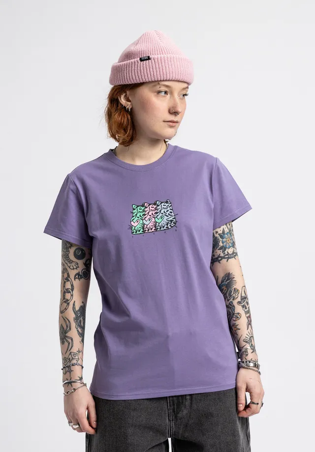 titus-leopard-t-shirt-damen-darklilac image 1