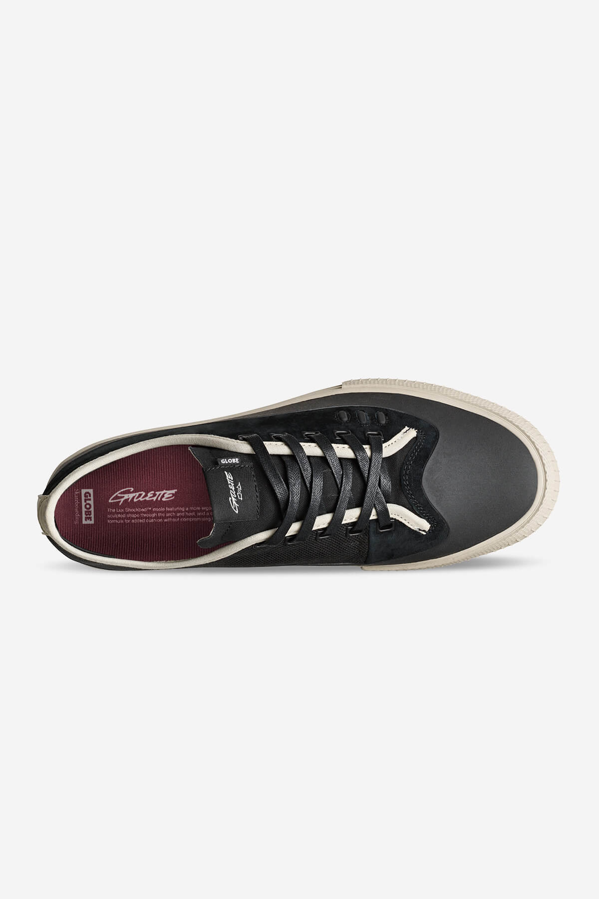 globe-gillette-skateschuhe-black-black-cream image 2
