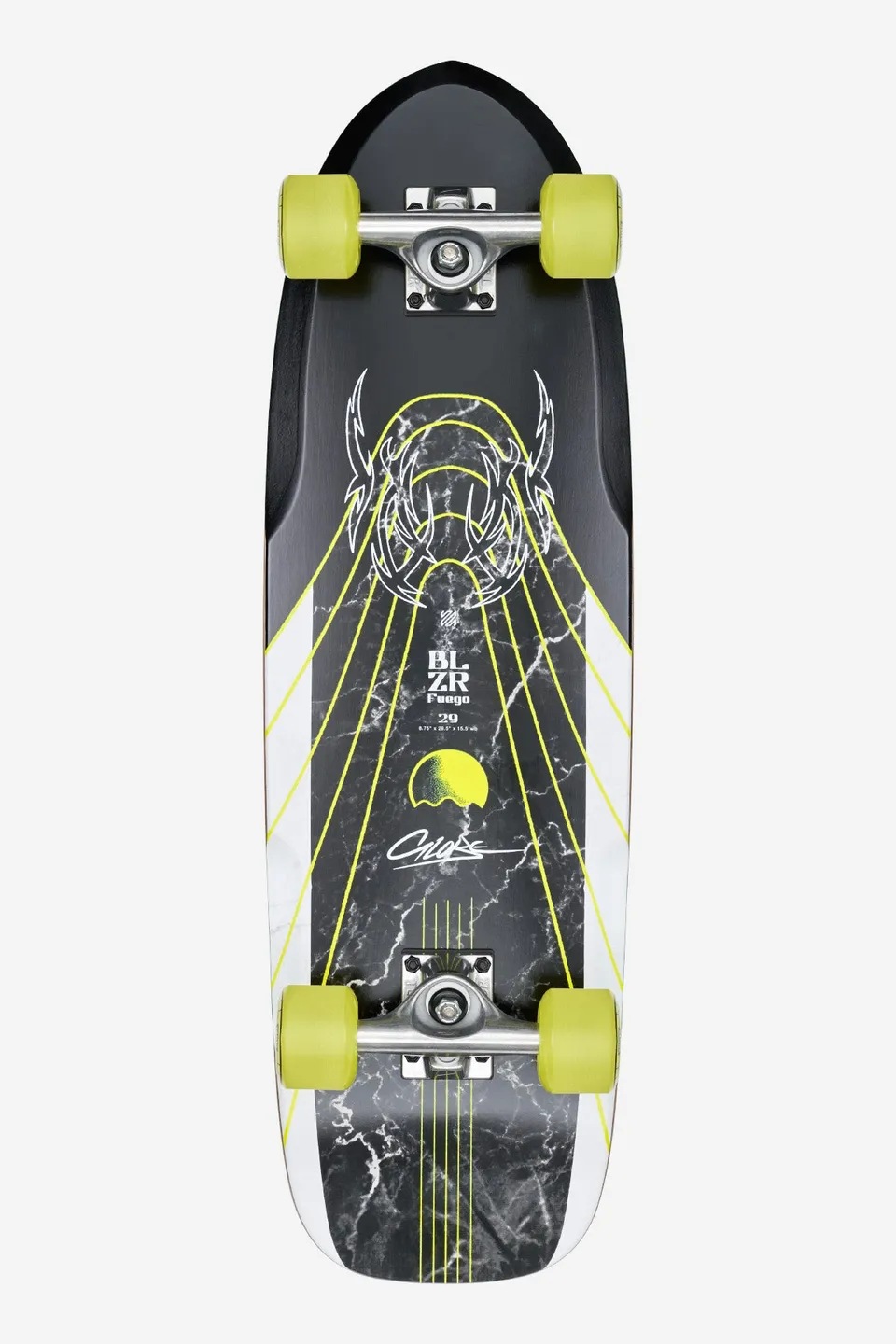 globe-blazer-fuego-29-cruiserboard-bamboo-green image 1