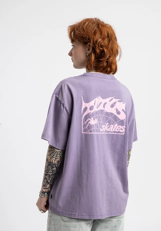 titus-heritage-clean-wmn-t-shirt-damen-darklilacfaded image 1