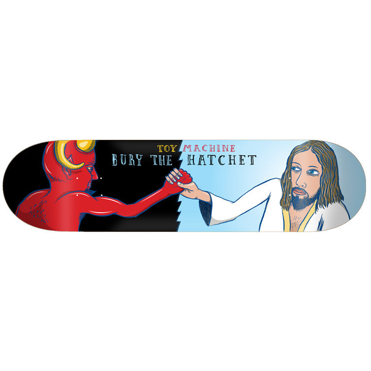 toy-machine-bury-the-hatchet-sym-8-25-skateboard-deck image 2