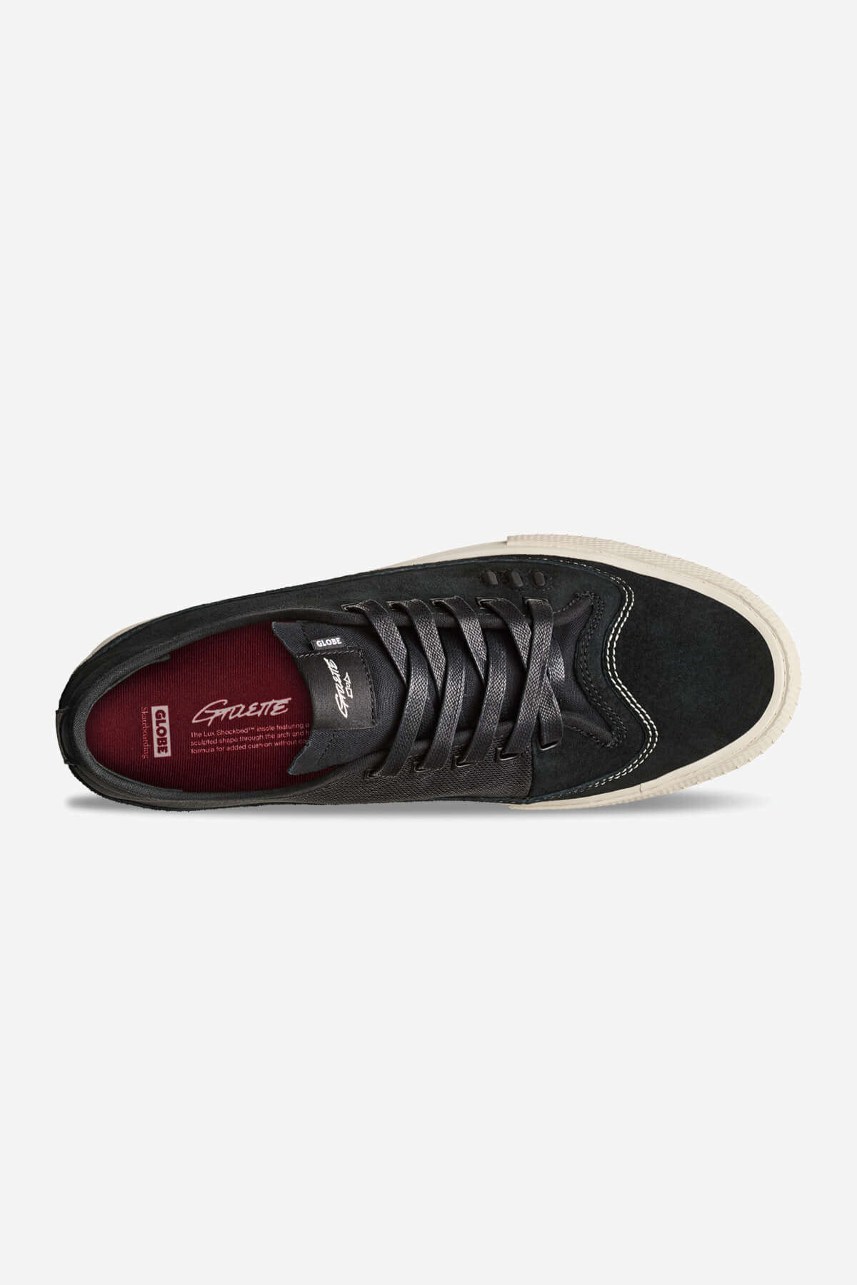 globe-gillette-black-suede-skateschuhe image 2