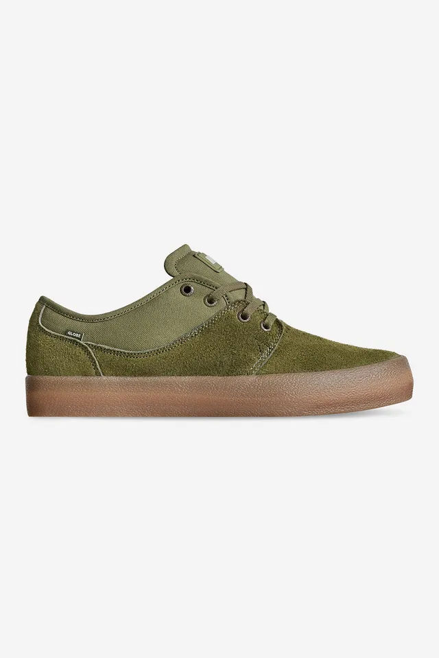globe-mahalo-skateschuhe-military-olive-crepe image 1