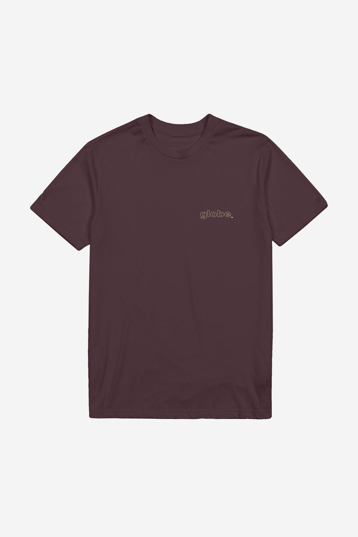 globe-block-tee-prune-t-shirt image 2
