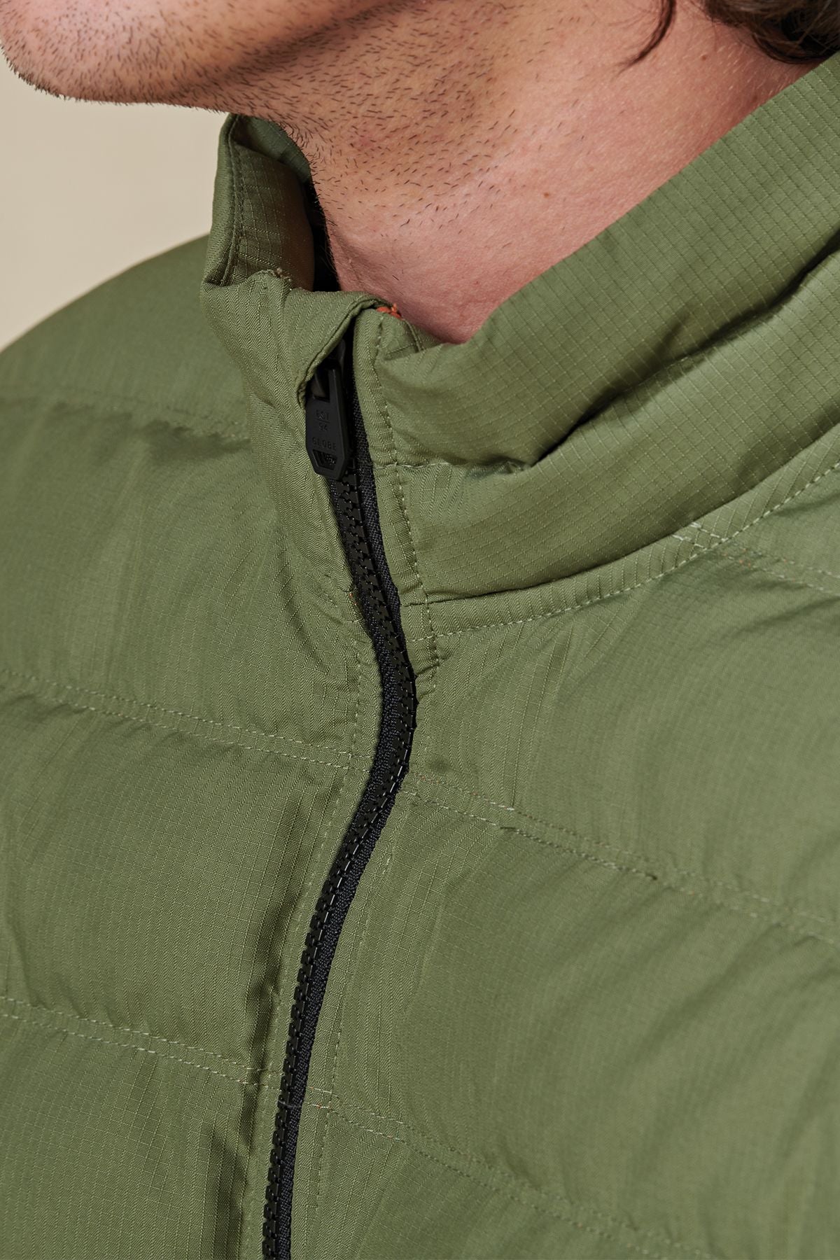 globe-prime-down-jacket-olive-puffer-jacke image 3