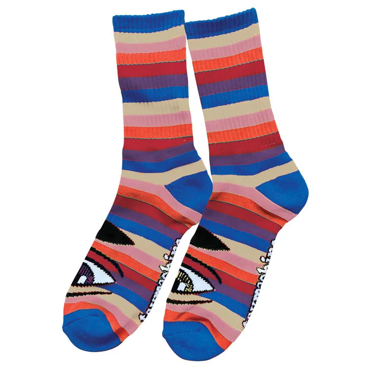 toy-machine-sect-eye-blue-rainbow-sock-skate-socken image 1
