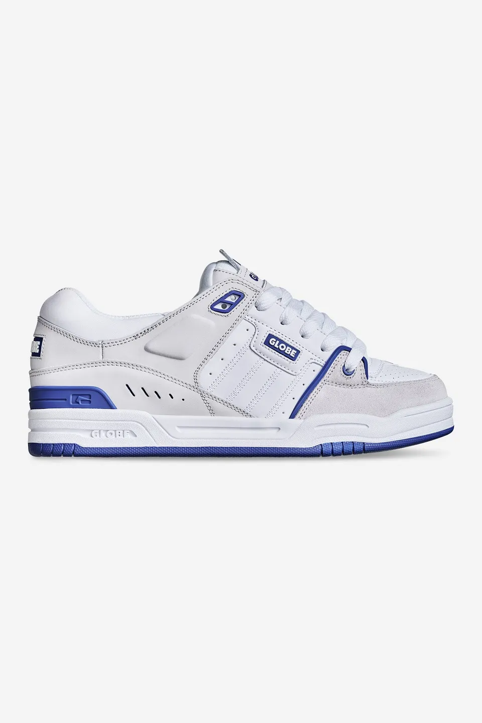 globe-fusion-blue-white-skateschuh image 1