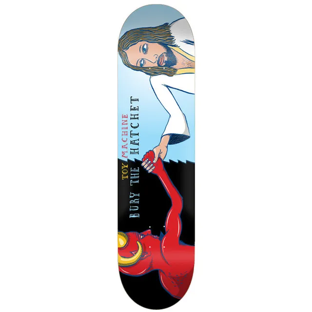 toy-machine-bury-the-hatchet-sym-8-50-skateboard-deck image 1
